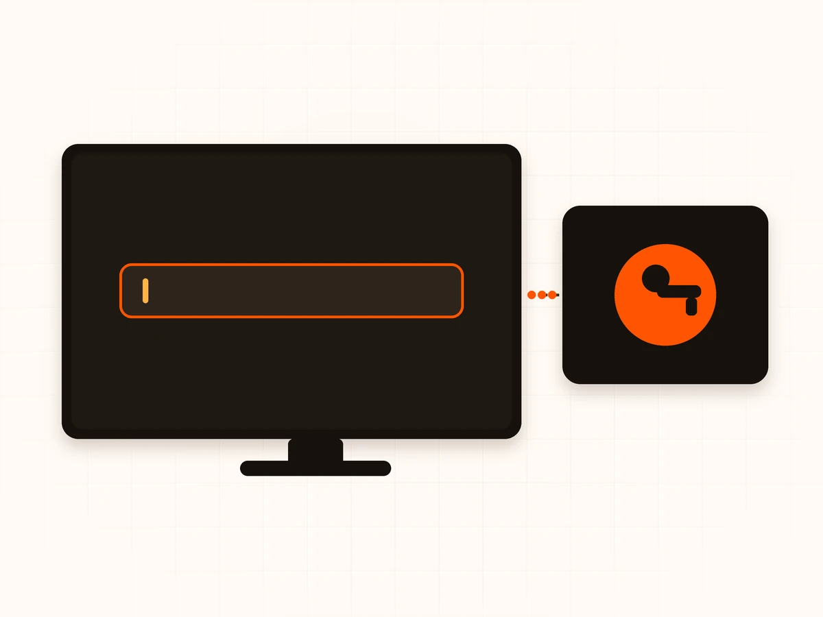 Entering a device key and playlist details to activate an IPTV app on a smart TV